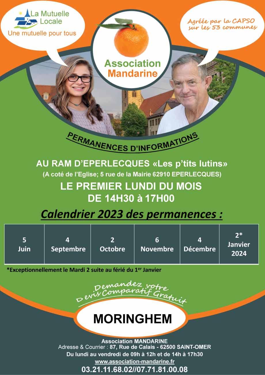 Affiche des permanences 2023