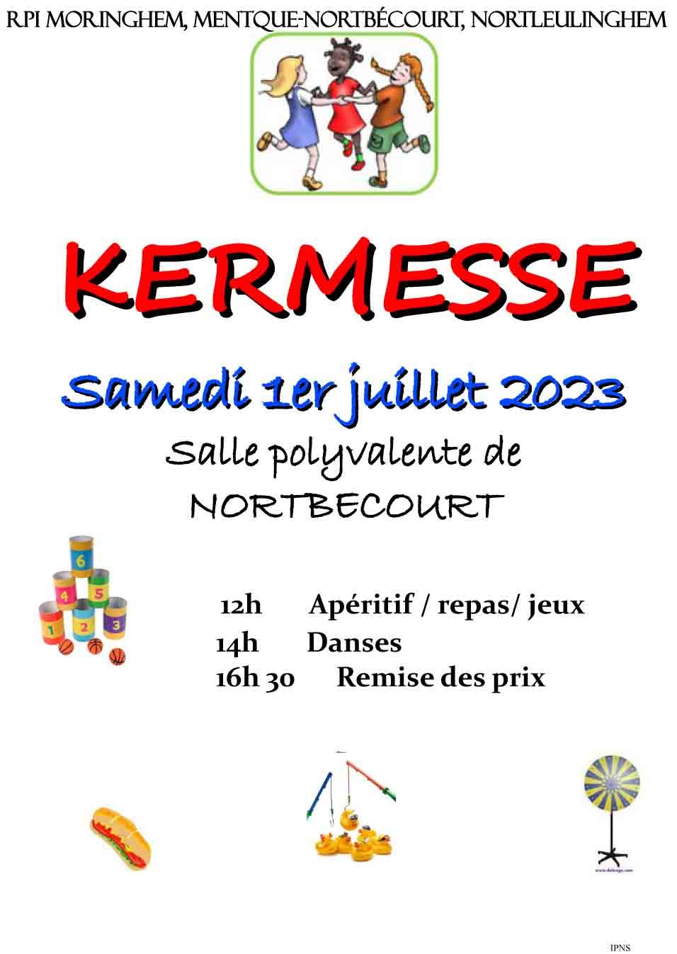 Affiche kermesse 2023