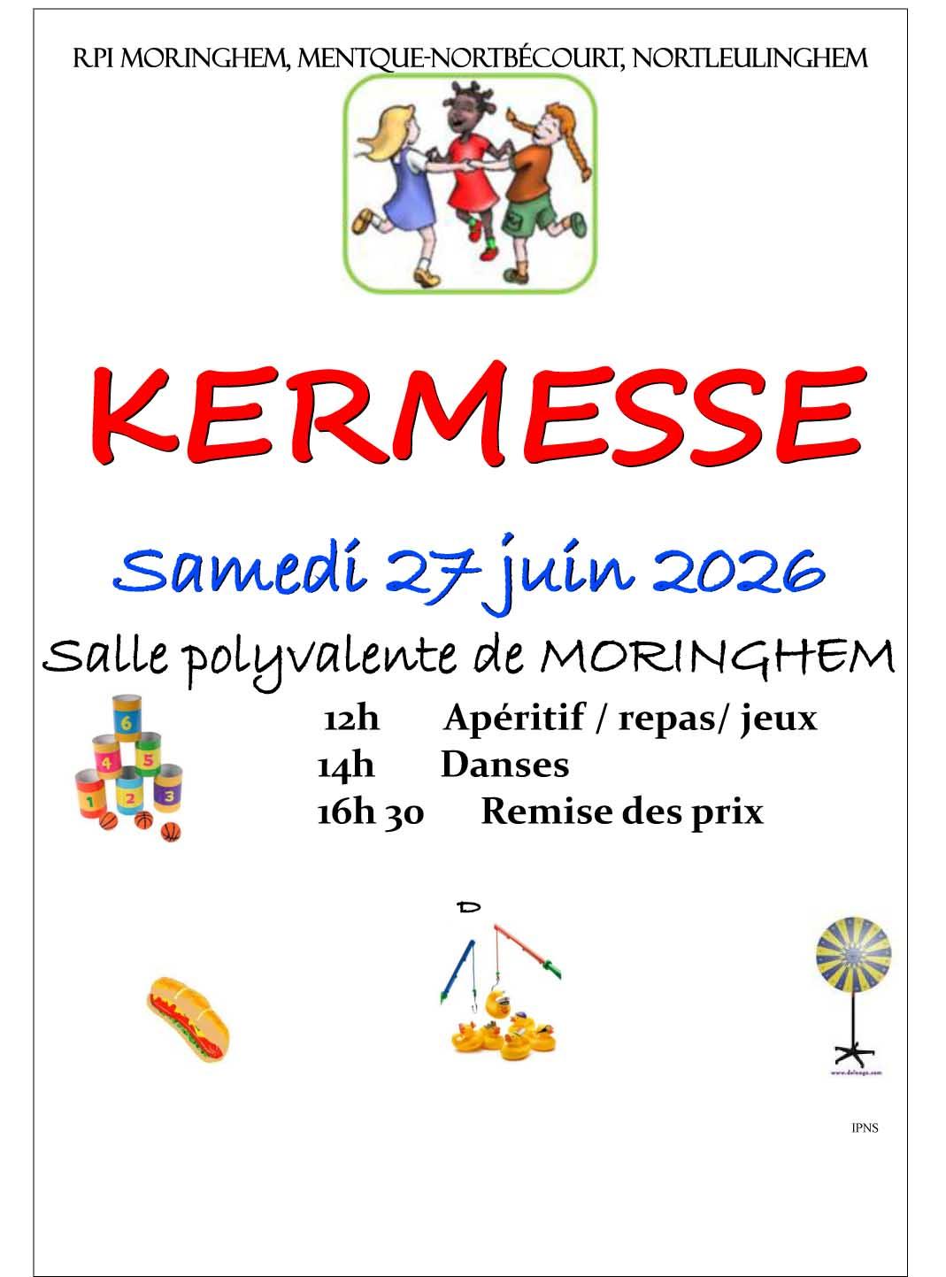 Affiche kermesse 2026