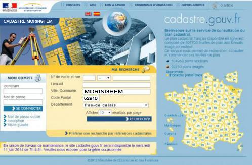 Cadastre moringhem 1