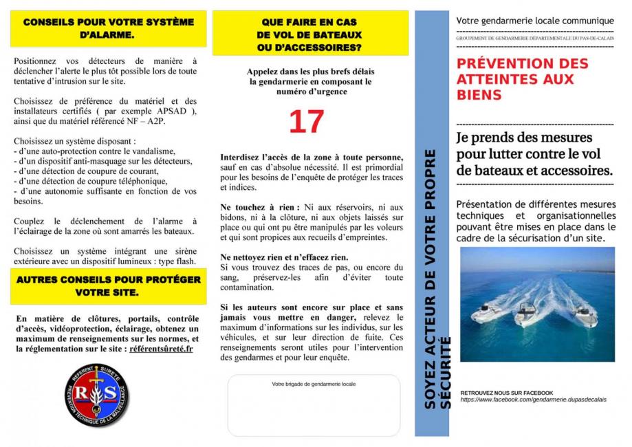 Prevention vol bateau 1