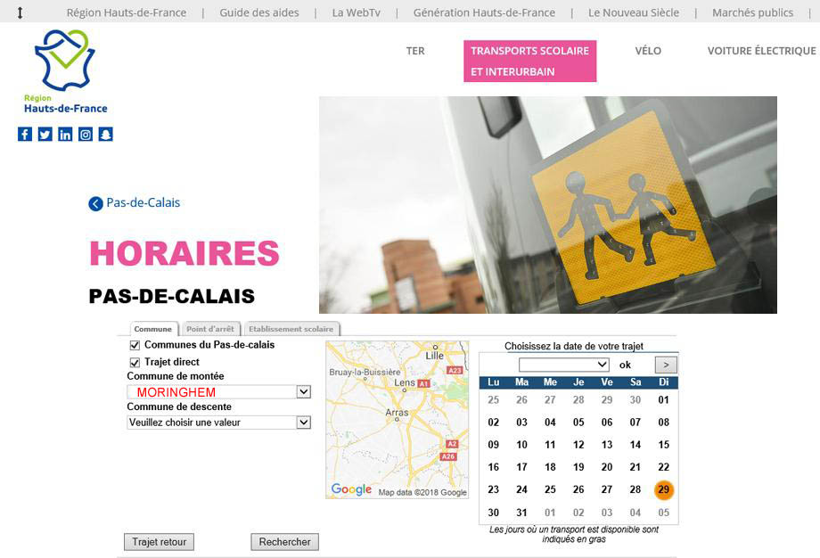 Reseau transport scolaire moringhem lacleweb